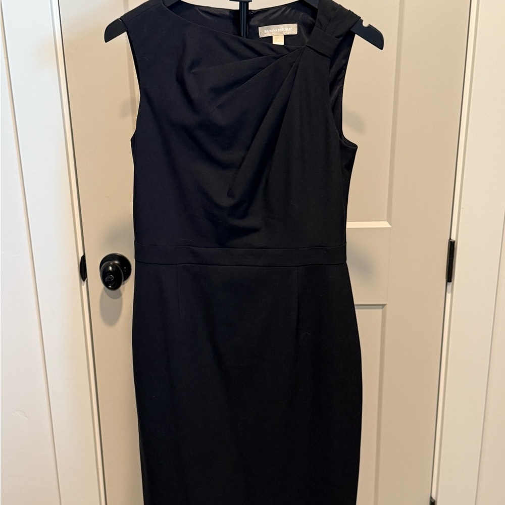 Banana Republic Black Midi Dress
